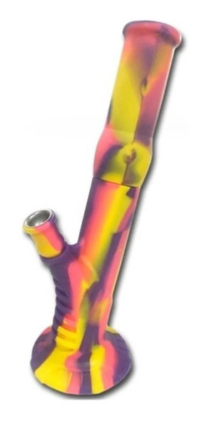 Bong De Silicona Grande Con Atrapa Hielo  36cm 0