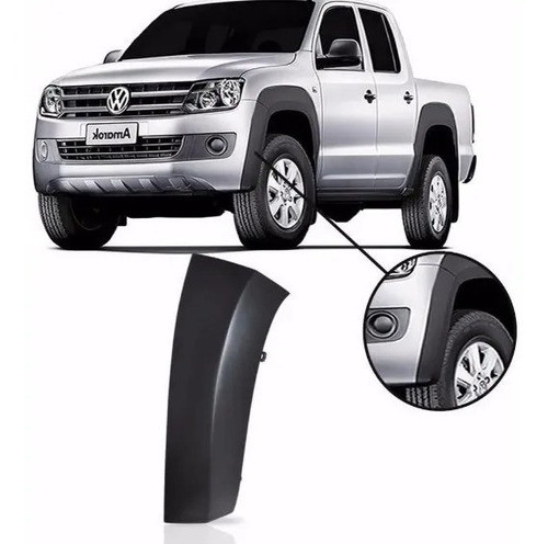 Moldura Fender Paragolpe Vw Amarok 2013  Lado Izquierdo 0