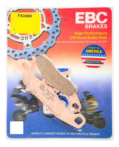 Pastilla Ebc Delantera Derecha Kfx 450 Kvf650  Kvf700 Varias 0