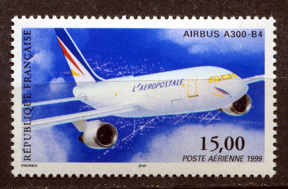 Francia Sello Yvert Aereo 63 Mnh Airbus A300-b4 1999 0