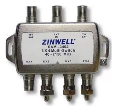 Zenwel Derivador Splitter Tv +nitidez Hd 2150mhz 4 Salidas 0