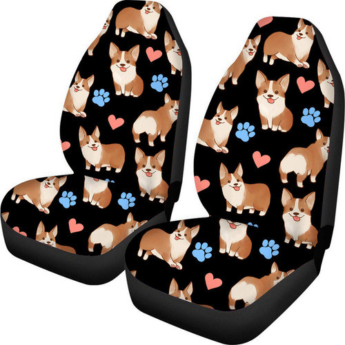Joaifo Linda Funda De Asiento De Coche Corgi Juego Completo 0