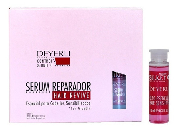 Ampolla Serum Reparador Hair Revive X 12 Unid Silkey Deyerli 0 Ampolla Serum Reparador Hair Revive X 12 Unid Silkey Deyerli 0