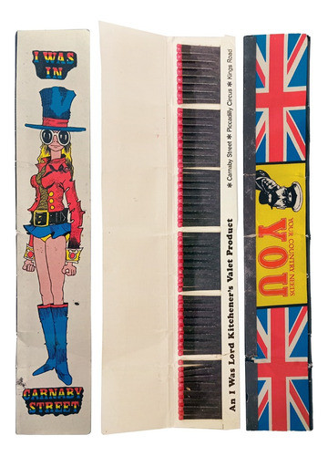 Carnaby Street Caja De Fosforos Déc. 70 - 31 X 5,5 Cm - C1 1