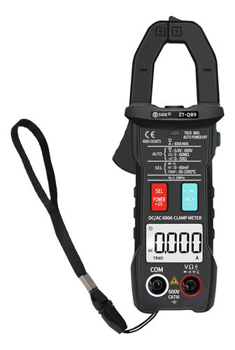 Medidor De Pinza Bside 6000 True Roms Multímetro Amperímetro 0