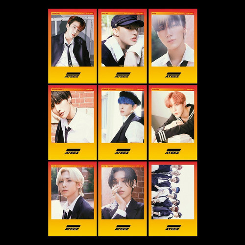 9 Polaroids Kpop Ateez - Versión Fever Part1 - Got The Store 1