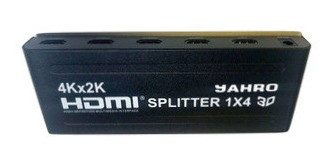 Splitter De Video 1080p Hdmi 1 Entrada X 4 Salidas Jahro 1