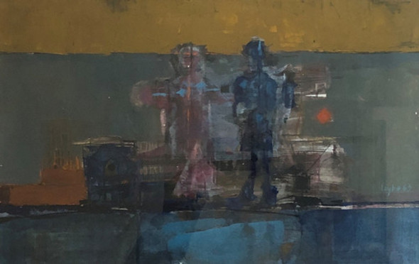 Oscar Leyba - Tecnica Mixta - 1963 0