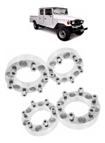 Kit 4 Separadores De Rueda 38mm Toyota Bandeirantes 0