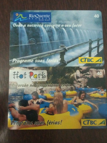 Cartões Telefonicos Série Rio Quente Risorts 0