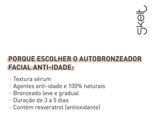 Skelt Red Carpet Glow Mousse Autobronzeador Facial 30ml 1