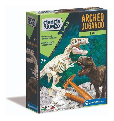 Juego De Ingenio Ciencia Excavar Dino T-rex Clementoni 1