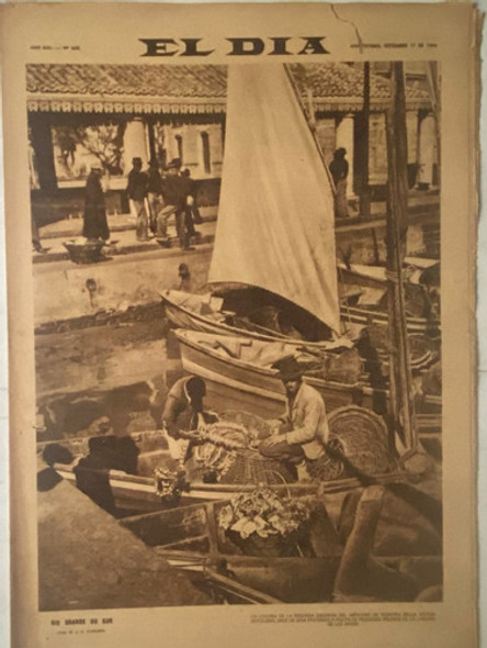 Antiguo El Día N° 609 Ocupación Alemana En París 1944  B8 0