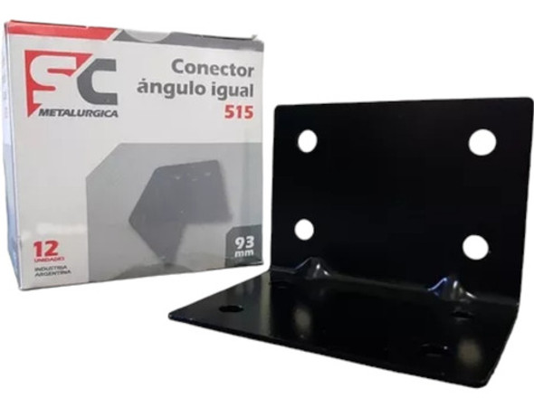 12 Soporte Conector Angulo Igual P/ Tirantearía Techo 117 Mm 1
