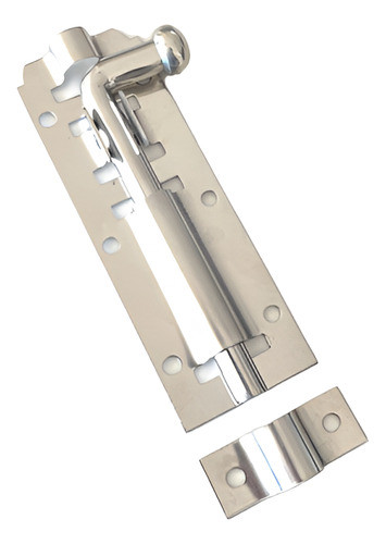 2x Ferrolho Trinco Em Aço Inox 304 10cm P/ Portas Janelas 0