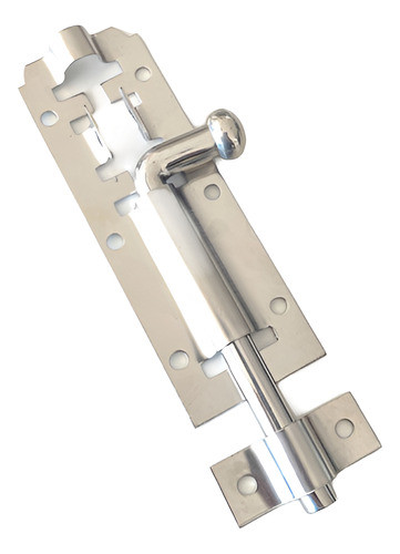 2x Ferrolho Trinco Em Aço Inox 304 10cm P/ Portas Janelas 1