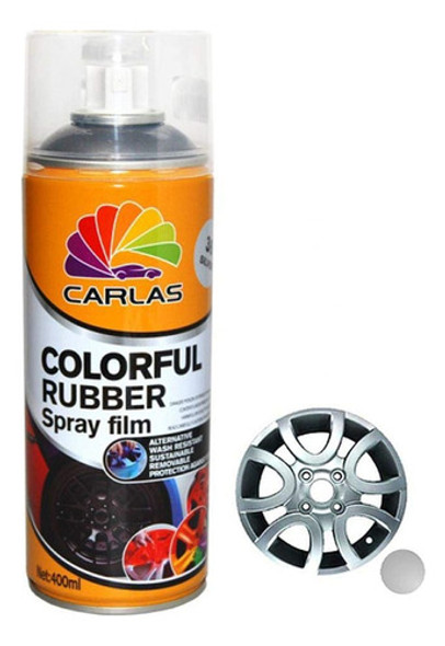 Plasti Vinilo Liquido Removible Dip Gris Metalizado 400ml G6 0