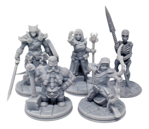 Kit 15 Miniaturas De Rol A Elección (impresion 3d En Resina) 0
