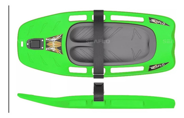 Prancha P/ Kneeboard C/ Cinta E 4 Pegadores - Seaflo - Verde 0 Prancha P/ Kneeboard C/ Cinta E 4 Pegadores - Seaflo - Verde 0