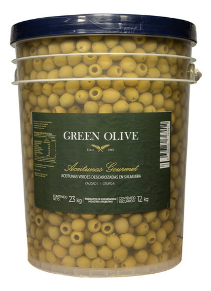 Aceitunas Verdes Green Olive Desc. Nº 0 X 12 Kg. Esc. Balde 0