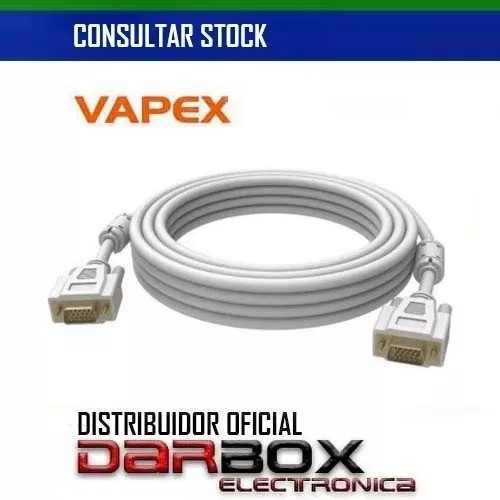 Cable Vapex Vga A Vga C/filtro 1.8mt 1