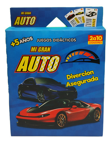 Cartas De Autos Para Jugar En Familia Y Con Amigos! 0