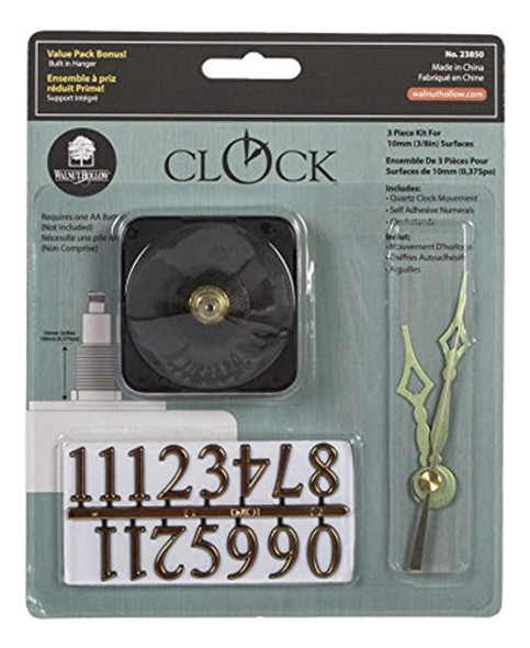 Set De Reloj Con 3 Piezas De Nogal Hueco 1