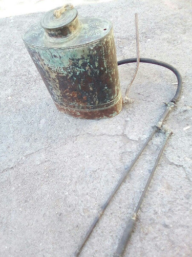 Antigua Sulfatadora Tanque De Cobre Decoración Vintage 0