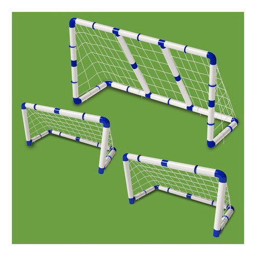 Arco De Futbol Infantil 3en1 1,80x120x65cm En Caja- Lanús 1