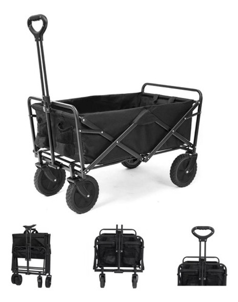 Carrinho De Mão Praia Camping Dobrável Multifuncional 200kg 1
