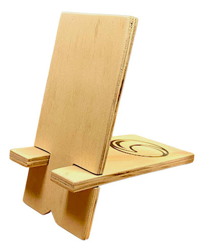 Soporte Para Celular Kualu Madera Accesorio 0