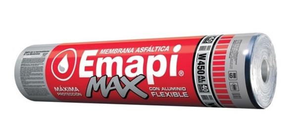 Membrana Asfaltica Emapi W300 Aluminio Flexible 0