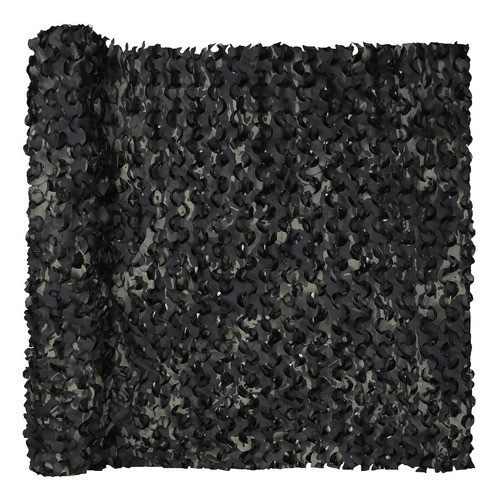 Media Sombra Red De Camuflaje 1.5 X 1 Metros - Cp Negra 0