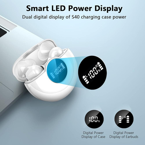 ~? Auriculares Inalámbricos Tianeer, Auriculares Estéreo Blu 1