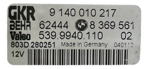 Resistência Do Ar Condicionado Bmw X5 2001 Á 2005 8369561 1