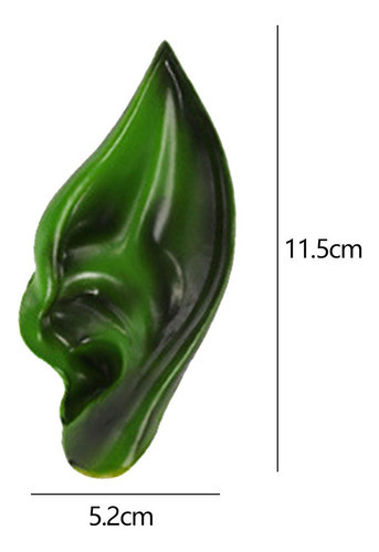 Elf False Ears/elven Vampire Ears/trajes Party Verde 1