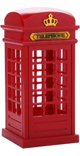 Vintage Londres Cabina Telefónica Diseñada Carga 0
