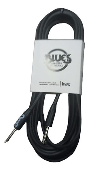 Cable Plug Plug 3 Mts Blues Kwc P/guitarra Bajo 0