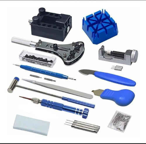 Kit Herramientas Relojeria Reparacion Set Desarmador 26 Pzas 1
