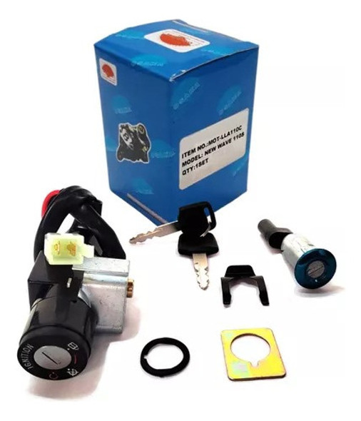 Kit Llave Contacto Cerradura Asiento Honda New Wave 110 Rpm 0 Kit Llave Contacto Cerradura Asiento Honda New Wave 110 Rpm 0