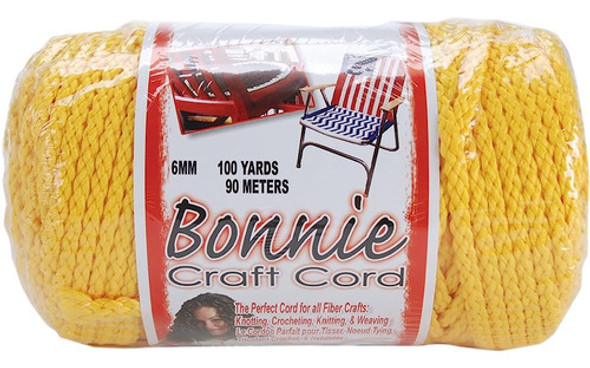 Pepperell Bonnie Macrame Craft Cord 6mmx100yd, Sunshine Yell 0 Pepperell Bonnie Macrame Craft Cord 6mmx100yd, Sunshine Yell 0