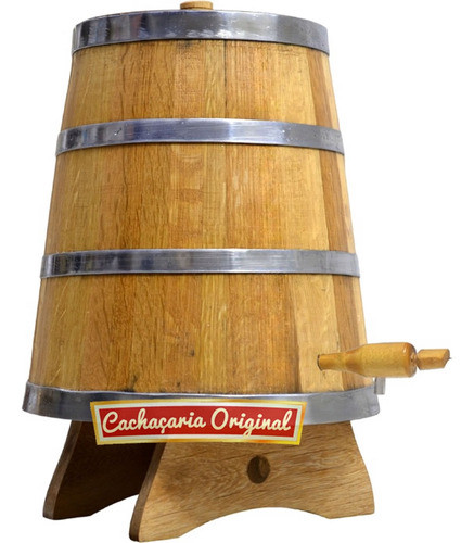Dorna Pipa Envelhecer Cachaça Vinho Amburana 3l Rústica 1