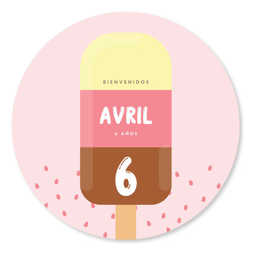 Kit Imprimible Helados Candy Bar Tukit 0