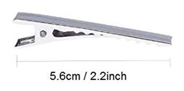 50 Piezas De Pinza De Pelo De Cocodrilo De 5,6 Cm / 2,2 PuLG 1 50 Piezas De Pinza De Pelo De Cocodrilo De 5,6 Cm / 2,2 PuLG 1
