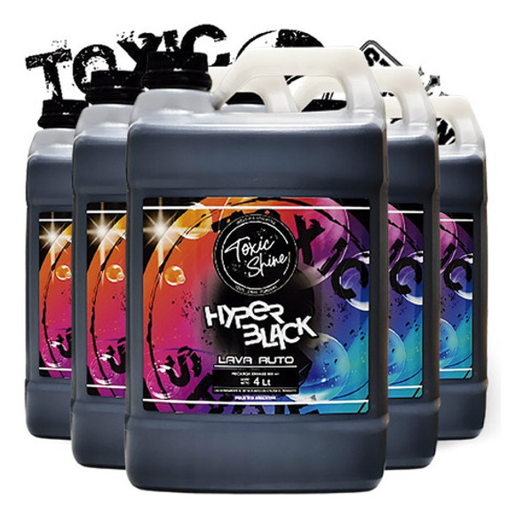 Toxic Shine | Hyper Black | Shampoo Neutro | Detail | Galon 0