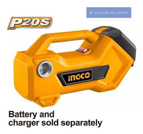 Bomba 20v Trasiego Líquidos P20s Ingco Tpli2001 *ub* 1