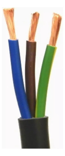 Rollo Cable Bajo Goma 3x2 Mm Negro - Tramo X 30 Metros 1