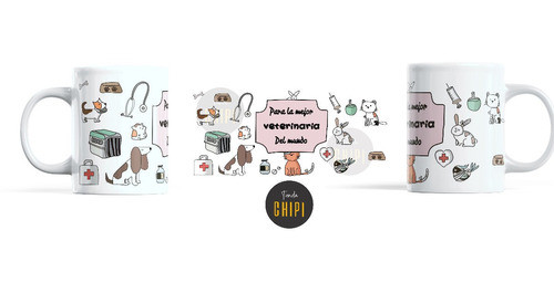 Taza Ceramica Veterinaria / Veterinario Regalo 1
