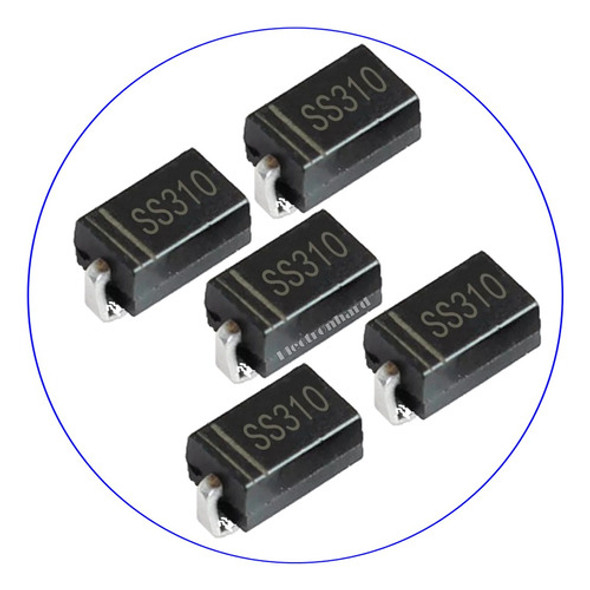 Kit X 5 Ss310 Ss310a Ss 310 310a Diodo Schottky 100 V 3 A 0