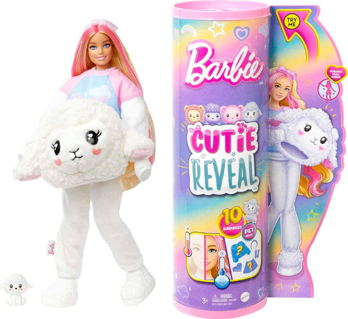 Muñeca Barbie Cutie Reveal Lamb Costume 0